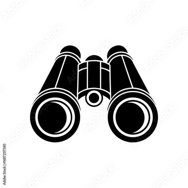 Obraz binoculars looking  observational vector icon  