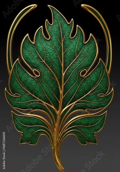 Obraz Emerald Embrace