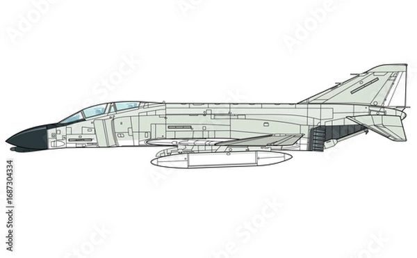 Fototapeta US Jagdbomber