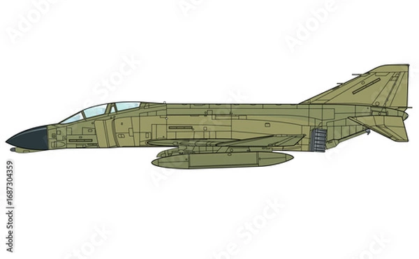 Fototapeta US Jagdbomber