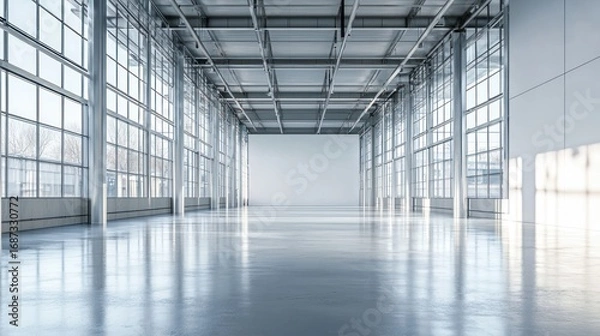 Obraz Empty modern warehouse