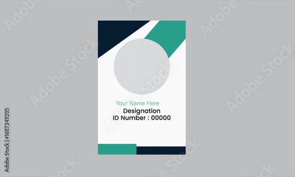 Obraz corporate id card design