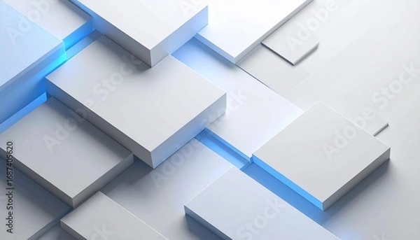 Fototapeta Abstract geometric shapes