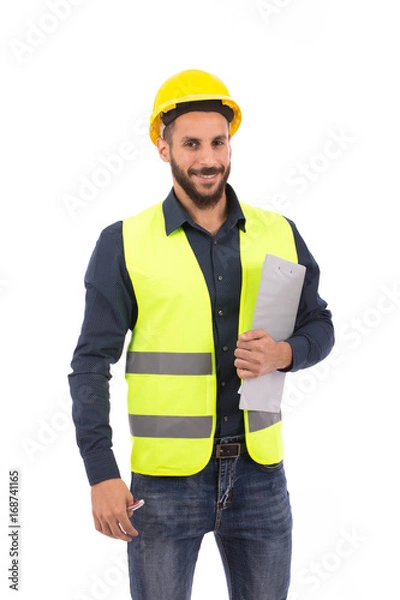 Obraz smiling engineer