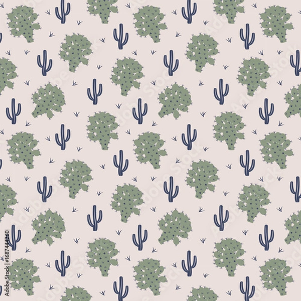 Obraz Desert chic seamless vector pattern