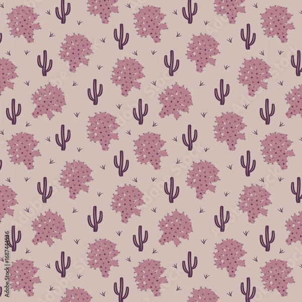 Obraz Desert chic seamless vector pattern