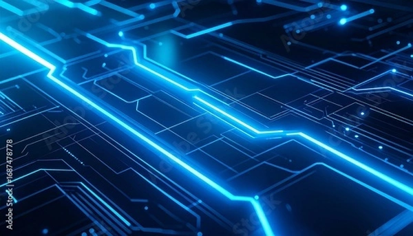 Fototapeta Abstract circuit board design