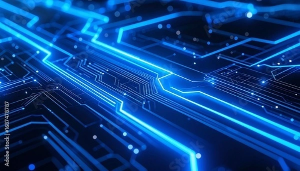 Fototapeta Abstract circuit board design