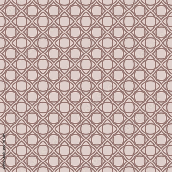 Obraz Geometric brown seamless pattern as background