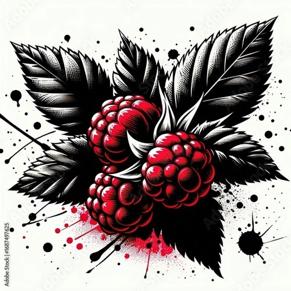Obraz raspbery blackleaf