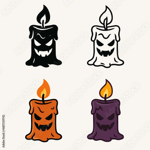 Obraz Spooky Candles
