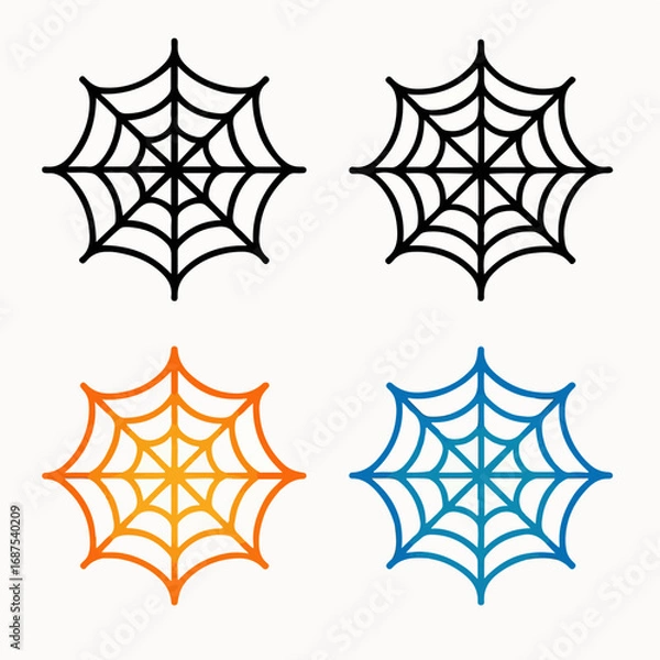 Fototapeta Spooky Web
