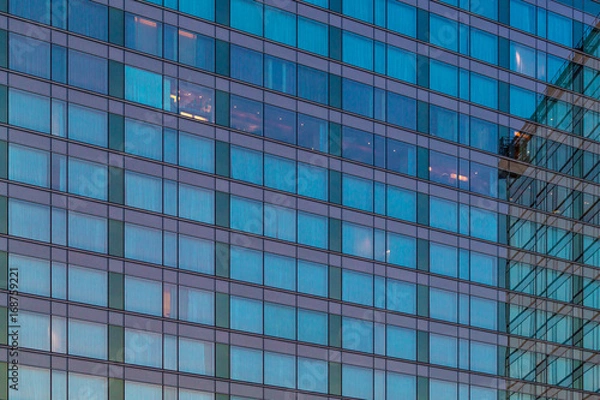 Fototapeta ガラス張りのビル