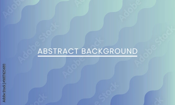 Fototapeta  Blue Abstract Gradient Wavy Background