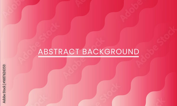 Fototapeta Pink Abstract Gradient Wavy Background
