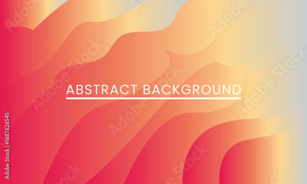 Fototapeta Colorful Abstract Gradient Background with Wavy Lines.