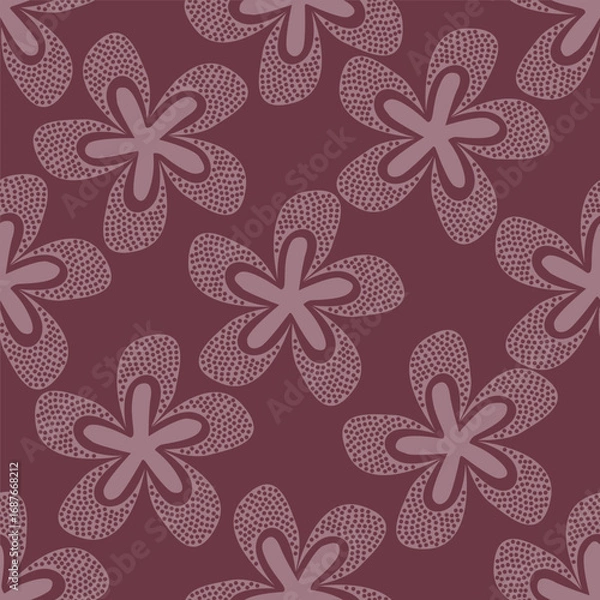 Fototapeta seamless floral pattern