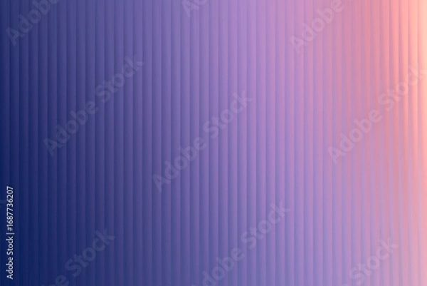 Fototapeta Soft abstract background with vertical lines in a gradient of deep blue to pastel pink, digital art