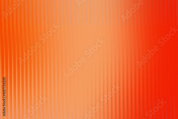 Fototapeta Vibrant abstract background with vertical lines in a gradient of orange and red, digital art, modern design