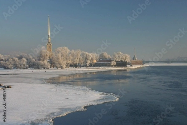 Obraz winter in saint petersburg