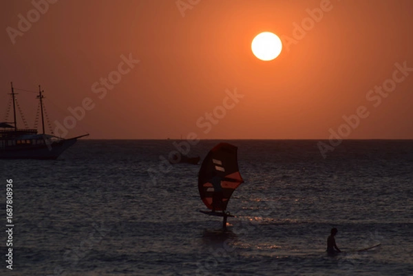 Obraz sunset on the beach