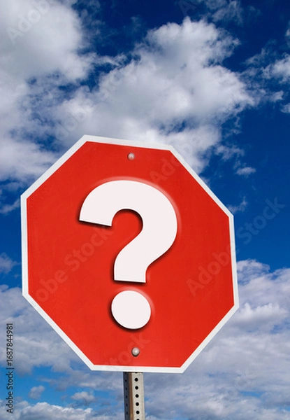 Fototapeta Stop and Think