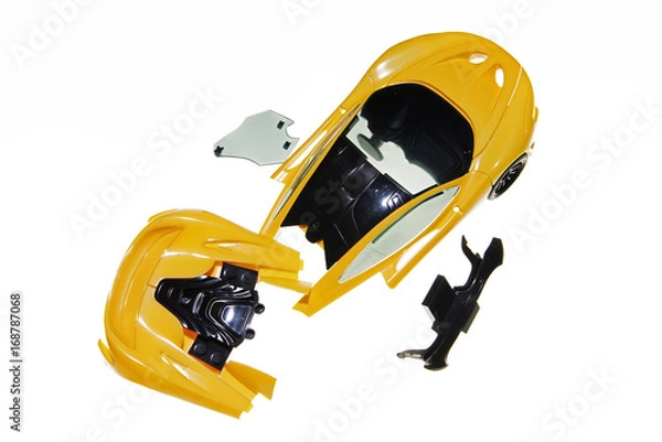 Obraz A broken toy car