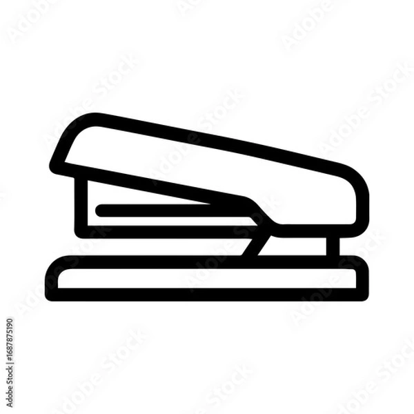 Fototapeta Stapler icon with transparent background for office, school, and stationery design
