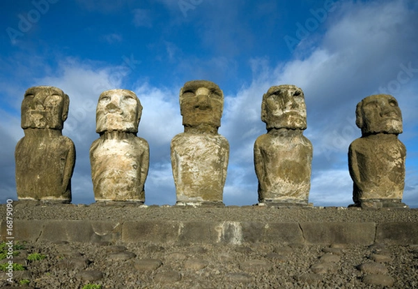 Obraz Easter island - Ahu Tongariki