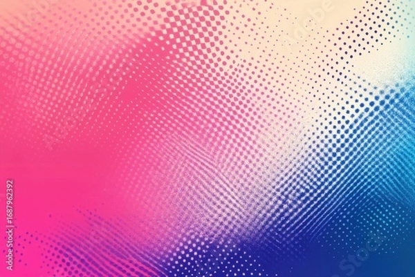 Fototapeta ultra HD image of Halftone effect on gradient background