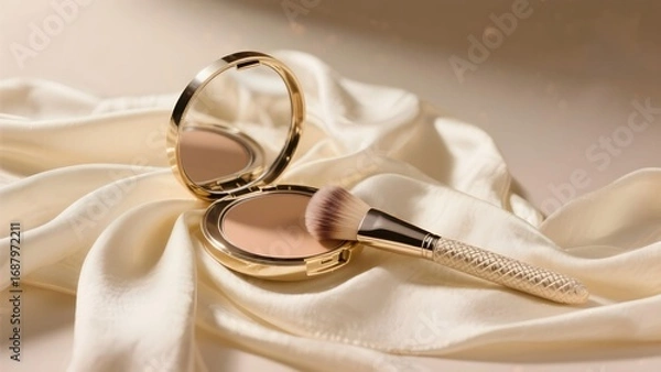 Obraz 고급화장품과실크스카프스튜디오촬영