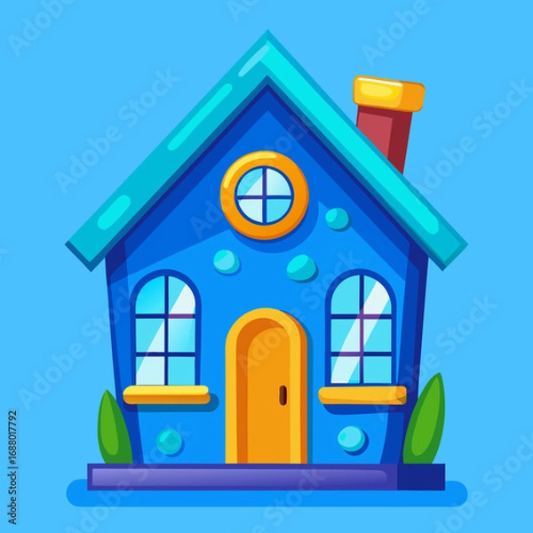 Obraz cute home vector