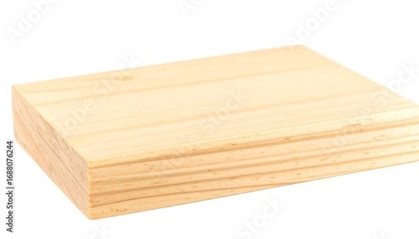 Obraz Light-colored rectangular wood block