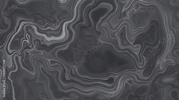Fototapeta Abstract Gray Swirling Marble Texture Background
