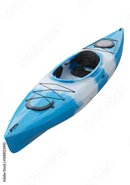 Obraz Isolated Kayak Illustration on Transparent Background 3D Render