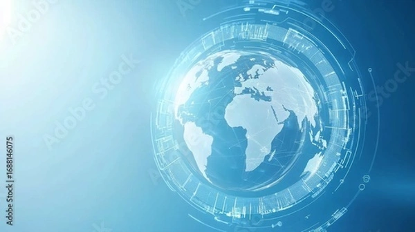 Fototapeta Business background of Internet technology concept