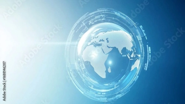 Fototapeta Business background of Internet technology concept