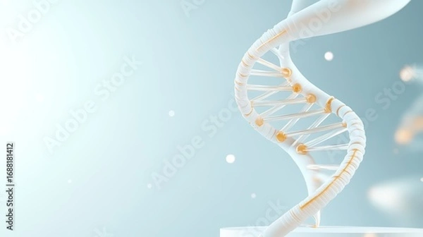 Fototapeta Illustration of DNA Bioscience and Healthcare Concepts