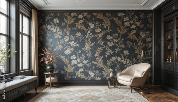 Fototapeta "A Simple Background on Wallpapers: Tracing Their History, Design Evolution, and Role in Enhancing Aesthetic Appeal and Interior Decoration Across Cultures"
