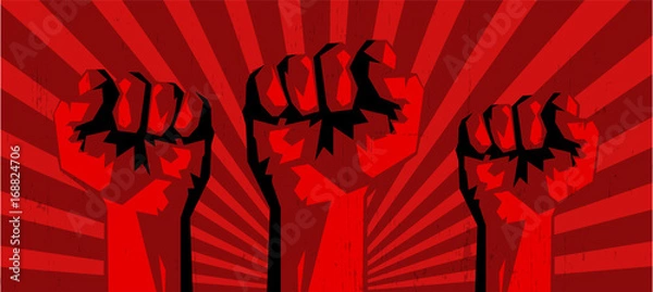Obraz revolution fist concept