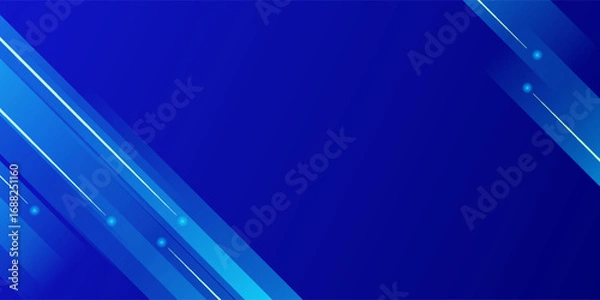 Obraz Abstract modern blue backrground