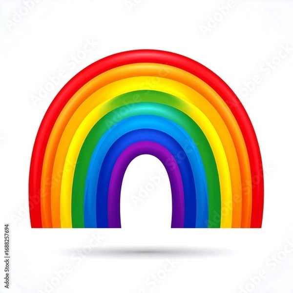 Obraz Colorful rainbow graphic