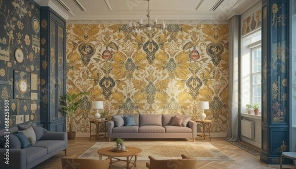 Fototapeta "Simple Background on Wallpapers: A Look Into Their Evolution, Decorative Purposes, Symbolism, and How They Shape the Visual Identity of Homes and Offices"
