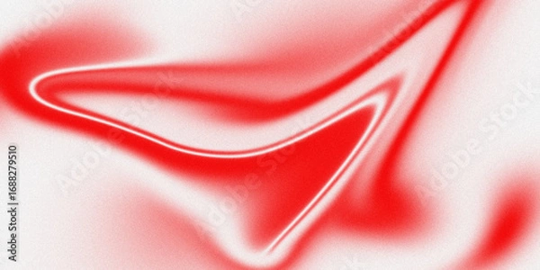Obraz Red White Smooth Gradient Flow Background