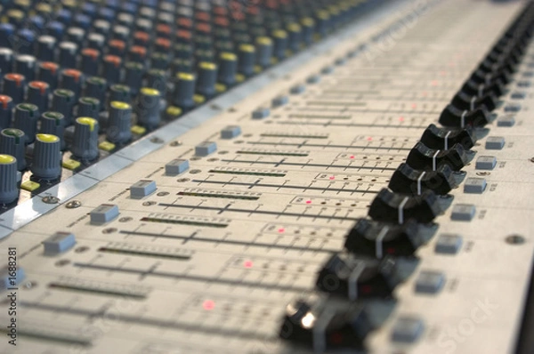 Obraz mixing console