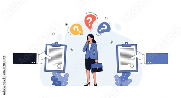 Fototapeta Navigating complex negotiations understanding legal agreements and business deal strategies for successful outcomes