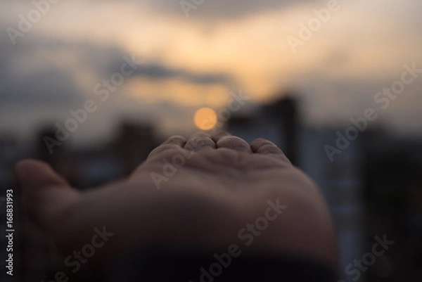 Fototapeta Presenting you Minimal Sunset...