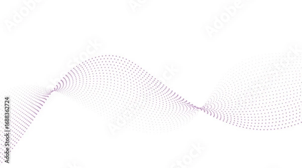 Fototapeta abstract purple wave background vector illustration