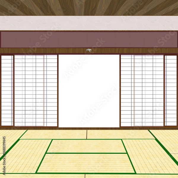 Fototapeta 畳のある和室