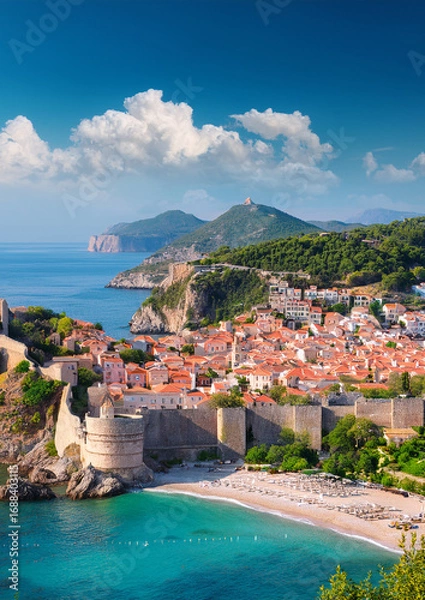 Obraz 地中海のような街並み